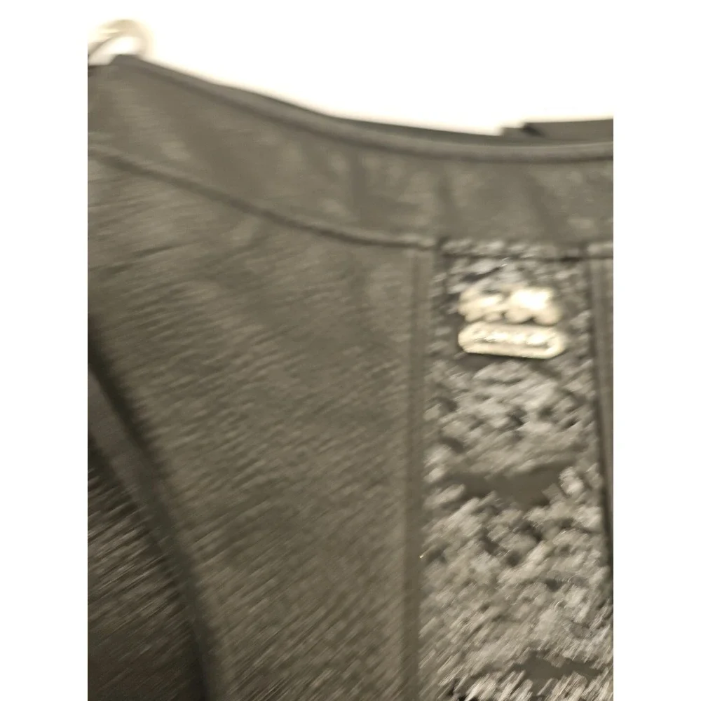 COACH 46913 CHELSEA LEATHER MINI SHOULDER BAG BLACK